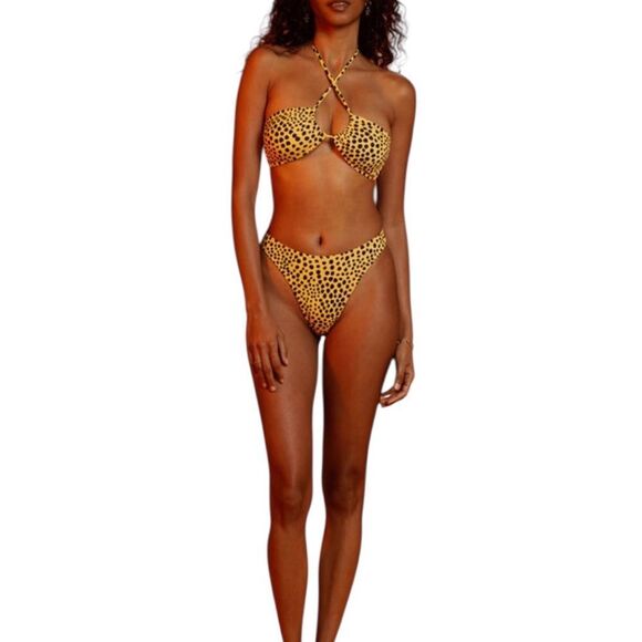 New Billabong X It’s Now Cool • La Playa Havana Pant Bikini Bottom • Small - Picture 12 of 14